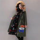 Double-sided Down Jacket Women's Mid-length Winter Thickened Slim White Duck Down Fur Collar Coat