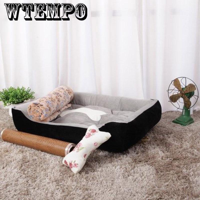 Kennel pet mat Teddy small medium dog large supplies bed dog house cat litter four seasons universal