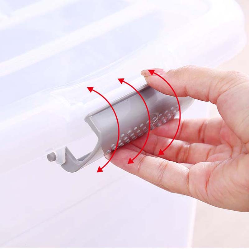 Home Transparent Storage Box Plastic Food Storage Box Baby Toy Clothes Storage Box