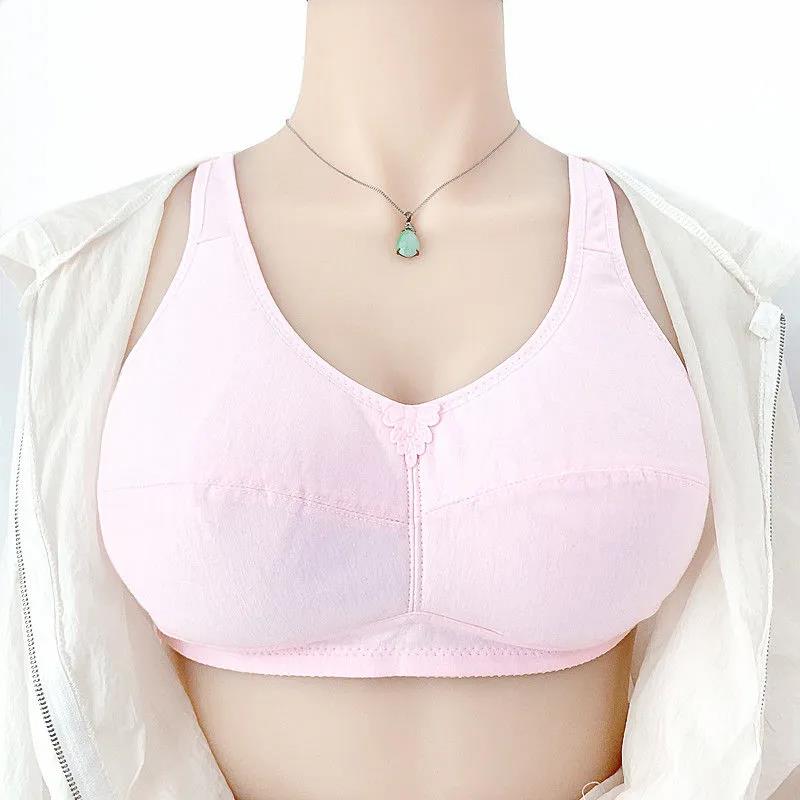 Ultra-thin No Sponge No Steel Ring Pure Cotton Breathable Skin-friendly and Comfortable Women's Underwear Bra