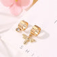 U-shaped Ear Bone Clip Small Bee Diamond Curved Wide Ear Clip Female Suit Without Earrings Earrings
