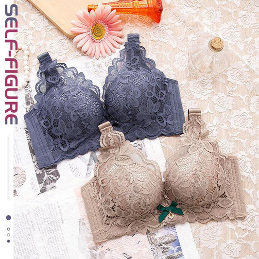 Elastic Flanks Comfortable Underwear Women's No Rims Breast Bras Small Breasts Pull-up Bra Micro-adjustment Women's Underwear