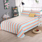 Three-piece Set One-piece Bed Sheet Two Pillowcases Thick Cotton Sheet Canvas Sheet Washable Breathable Foldable