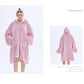Wearable TV Blanket Hooded Blankets for Adult Sofa Cozy Super Soft Warm Blanket with Sleeves Hoodie Oversized Sweatshirt