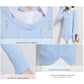 Autumn/winter Lapel Pullover Sweater Women's Plus Size Korean Style Slim Short Fake Two-piece Sweater Sweet Patchwork Knit Sweater Outwear