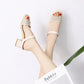 Ladies Sandals Wear Foreign Style Slippers Summer Fashion All-match Wedge Elegant Sandals