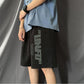 New Casual Sports Shorts Men's Trendy Brand Five-point Pants Loose Straight Beach Pants Summer Thin Men's Pants