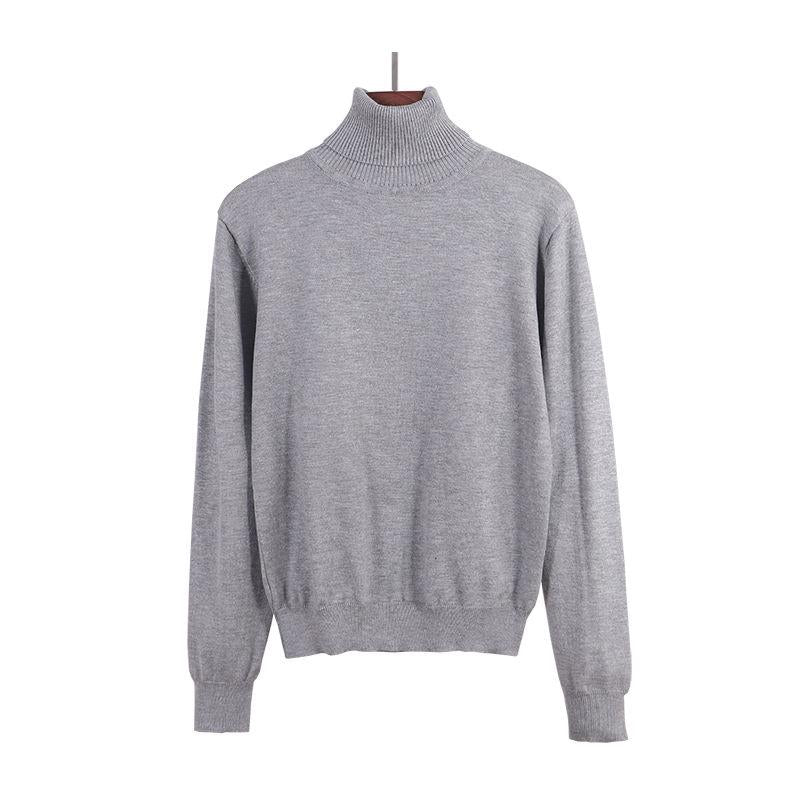Large size women's turtleneck sweater autumn and winter new women's loose long sleeve sweater