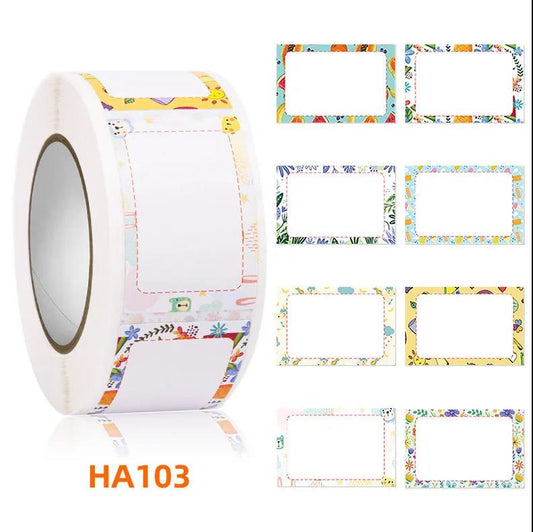 350 Stickers of A Roll of Cute Cartoon Kindergarten Children Self-adhesive Handwritten Stickers Stickers Stickers