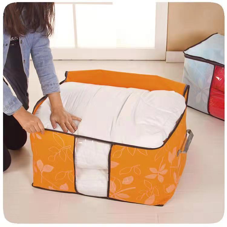 Storage Organization Designer Flower Printed Quilt Storage Bags