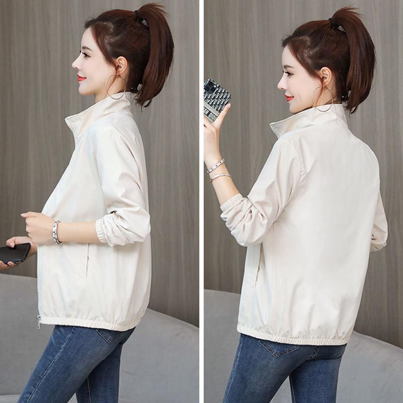 Double-lacing Belt Libuchi Autumn Women's Small Fragrant Wind Jacket Female Stand Collar Casual Loose Jacket Coat