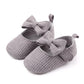 Baby Shoes Spring Cute Baby Girl Anti-Slip Casual Walking Solid Color Shoes Bow Decoration Sneakers Soft Soled Baby Prewalker
