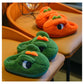 Children's Cotton Slippers Winter Boys and Girls Cute Three-dimensional Dinosaur Non Slip Bag Heel Indoor Soft Soled Home Cotton Shoes