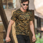 Camouflage Shirt Men T-shirts Outdoor Sports Tees Half Sleeve Tees Casual Breathable Pullover Army Cross Country Clothing