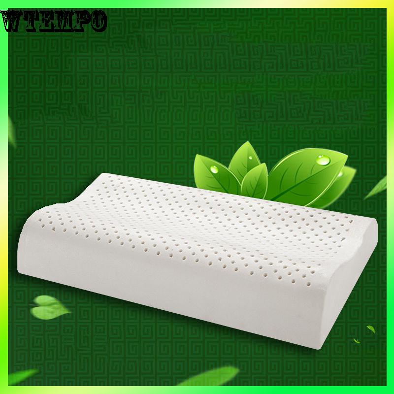 Rubber Pillow Neck Pillow Thai Natural Latex Pillow Adult Cervical Massage Pillow Pillow