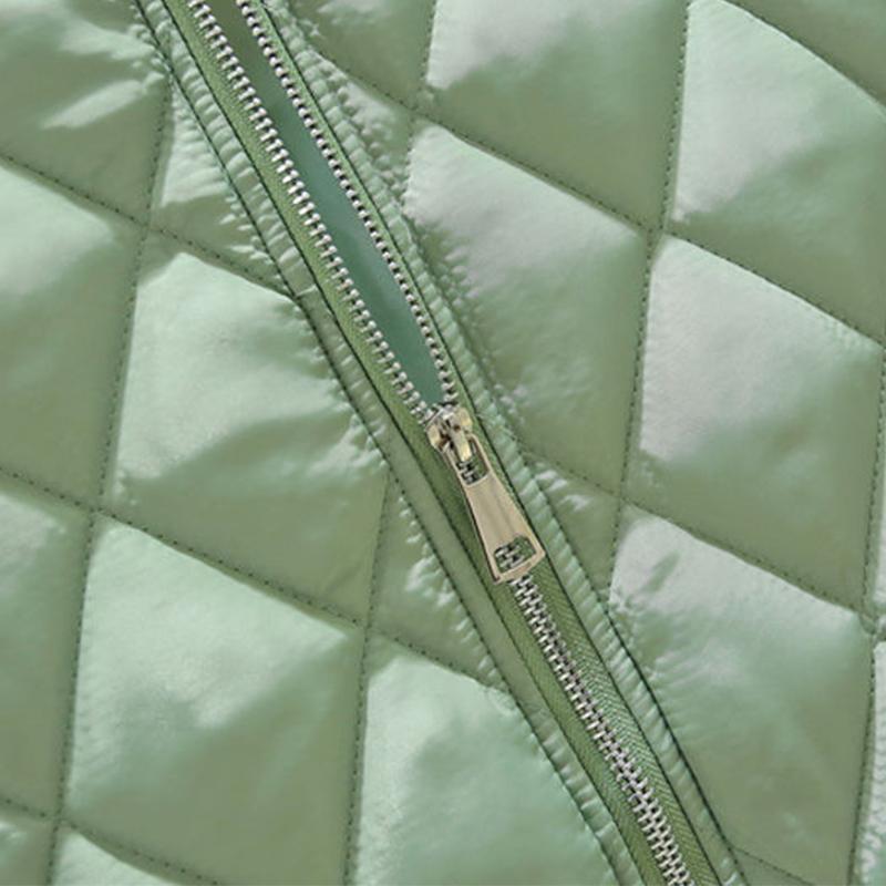 Cotton Jacket Women's Short Korean Version of Loose Lamb-like Wool Stitching Cotton-padded Jacket Small Quilted Jacket Winter Jacket