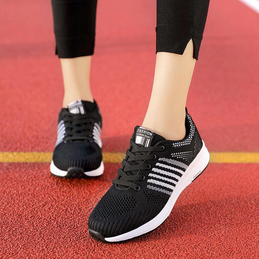 Light Super Women's Shoes Breathable Mesh Summer Sneakers Outdoor Casual Running Shoes Female Walking Shoes