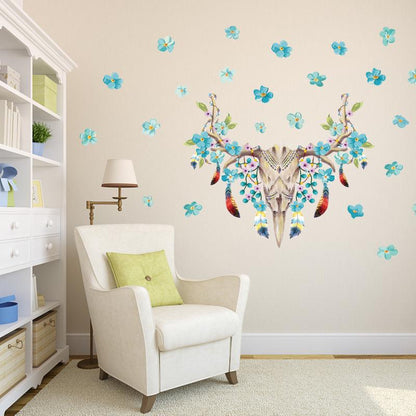 Skull decoration stickers living room bedroom study creative decoration landscaping stickers