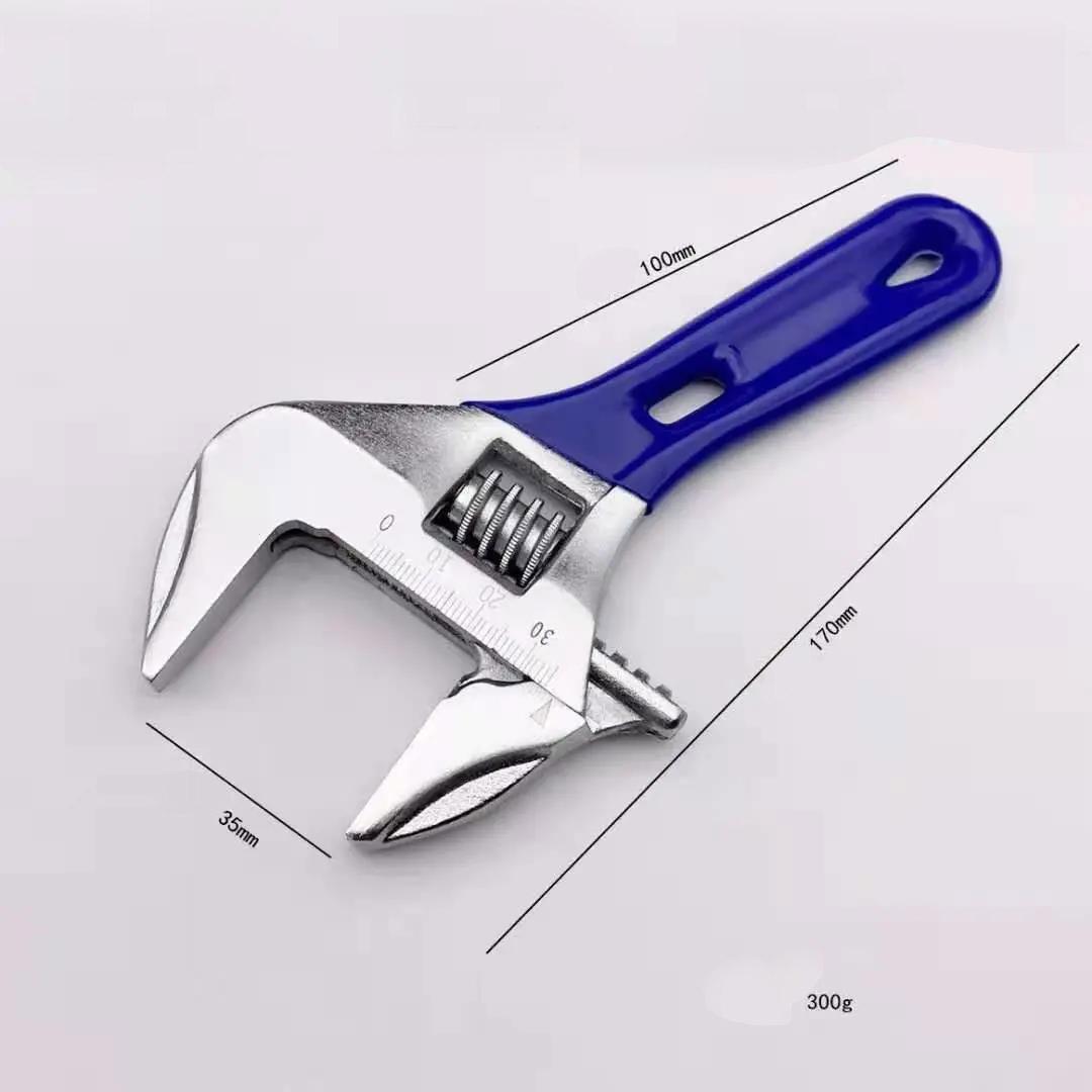 Adjustable Wrench Large Opening Short Handle Adjustable Wrench Multifunctional Extra Large Wrench