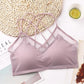 Graphene Ice Traceless Underwear Women's Bra Gathered Without Steel Ring Sports Sexy Lace Suspender Beautiful Back Woman