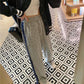 Gray Sports Casual Pants Women's Spring and Autumn Was Thin and Wild Loose Straight-leg Pants High-waist Wide-leg Pants Summer