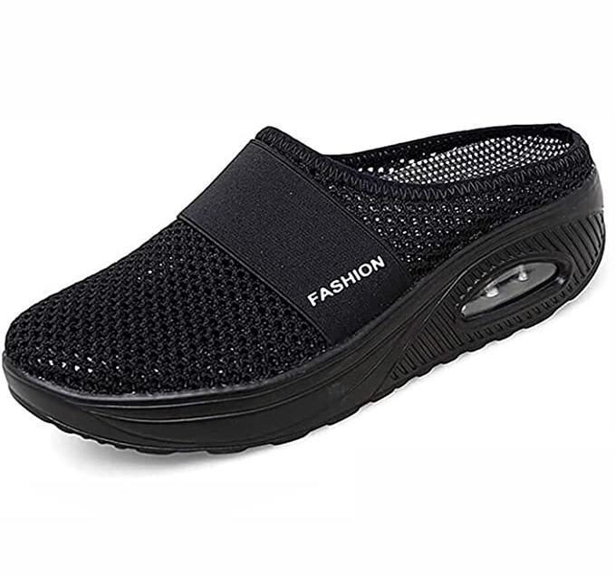 Women's Sneakers Mesh Breathable Air Shoes for Increase Cushion Damping Platform Summer Women Shoes Walking Slippers