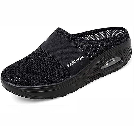 Women's Sneakers Mesh Breathable Air Shoes for Increase Cushion Damping Platform Summer Women Shoes Walking Slippers