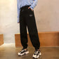 Winter Retro Plus Velvet Casual Sports Pants Women's Tide Ins Korean Version of Loose and Thin Students Beamed Harlan Pants