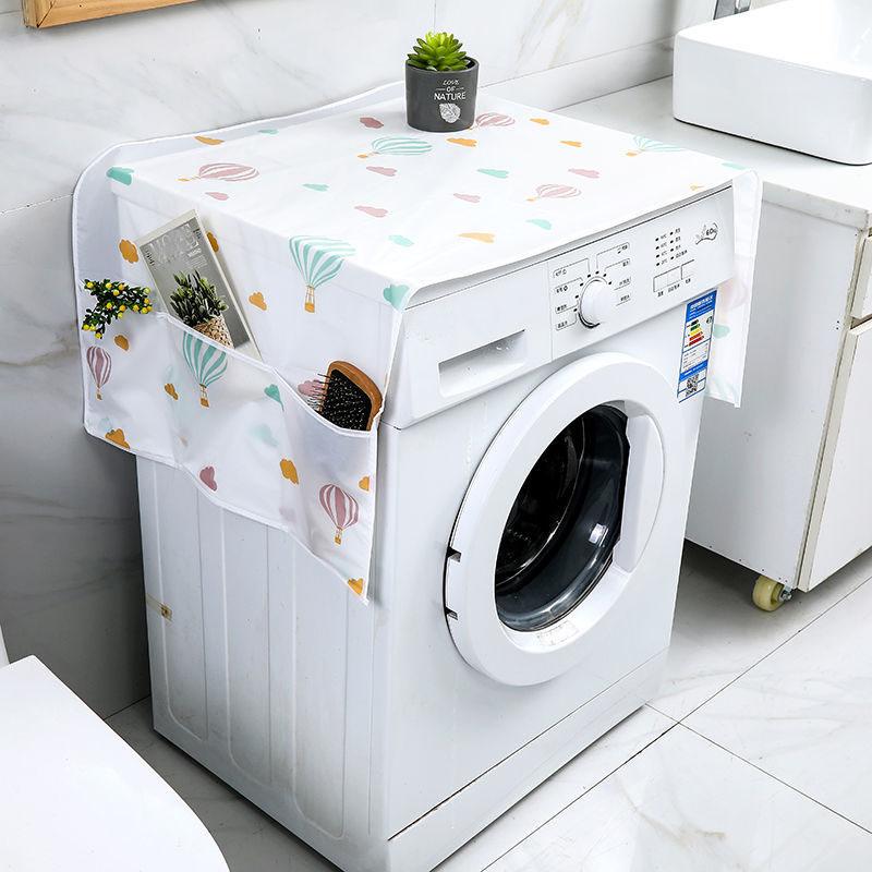 Creative PEVA Refrigerator Organizer Household Washing Machine Cover Dust Cover Waterproof Fridge Covers Kitchen Products