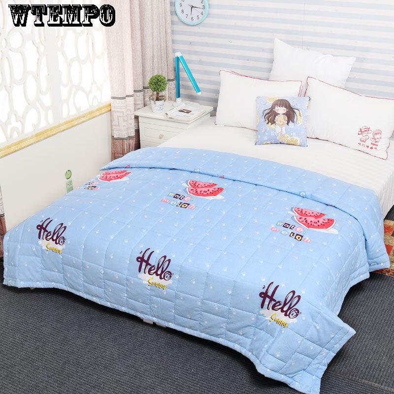 WTEMPO Summer Thin Was Quilted By Summer Cool Quilt Air Conditioner Was Printed By Core In Summer