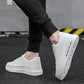 Men Casual Board Shoes Lace up Comfortable  White Sneakers Male Fashion Letter board shoes
