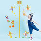 Cartoon clown height stickers for children's room bedroom removable wall stickers