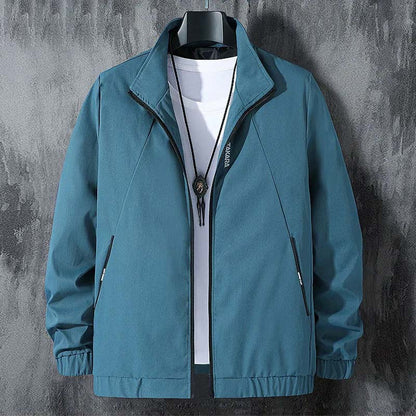 Jacket Men's Spring and Autumn Middle-aged and Young Casual Slim Trend Trend Men's Tops Jackets Clothes Men