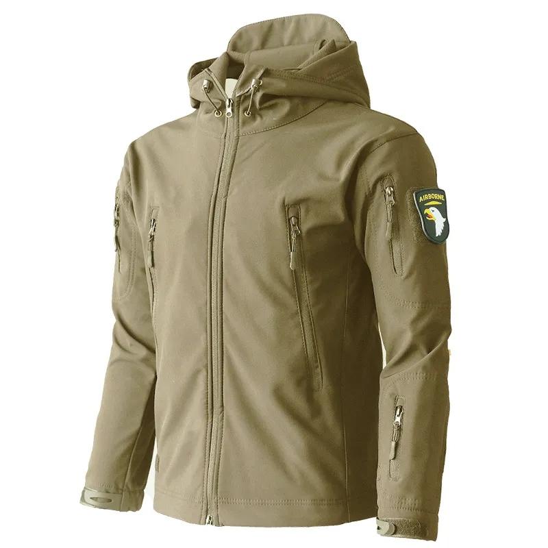Cold-proof Jacket Jacket Men's Winter Three-in-one Soft Shell Windproof Waterproof Mountaineering Suit Ski Fishing Riding Suit