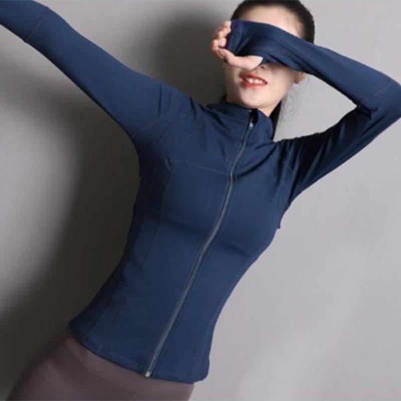Sports Jacket Women's Slim Fit Running Training Clothes Fitness Yoga Beginners Cardigan Top