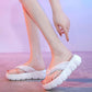 Flip-flops Women's Outer Wear Fashion Flip Flops Sandals Summer Cakes Thick-soled Beach Shoes