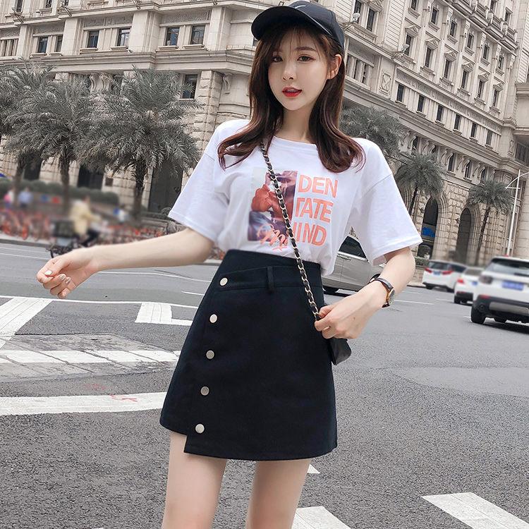 Irregular Split Women Sexy Tight A-line High Waist Short Skirt  Zipper Home Office Club Casual