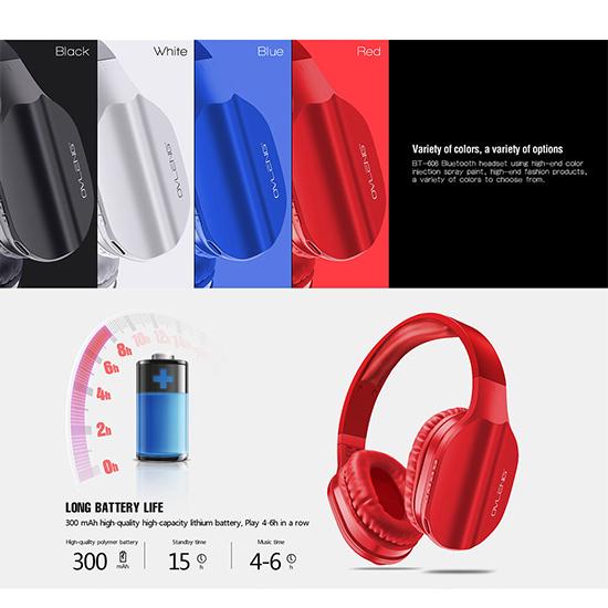 Wireless Headphones Bluetooth 4.1 Gaming Headset Stereo Noise Canceling Earphones Expanded Up To 32G