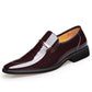 Office Business Wedding Dress Genuine Leather Mens Shoes Luxury Formal pointed toe Oxfords men shoes