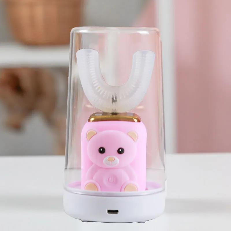 Children's Toothbrush U-shaped Electric Toothbrush U-shaped Automatic Baby 2-6-12 Years Old Child Protection Gum Toothbrush