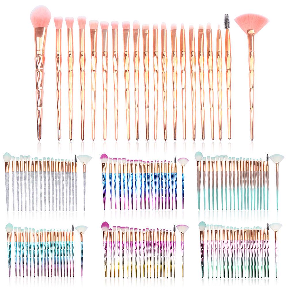 20 Pcs Tools Make-up Toiletry Kit Make Up Brushes Sets