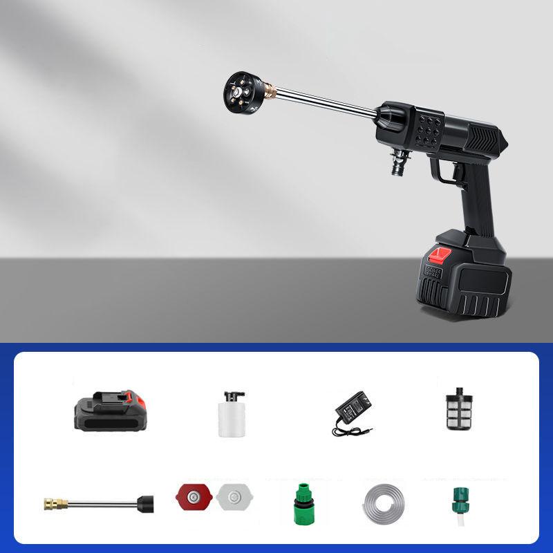 199VF Powerful Electric Car Washer Rechargeable High Pressure Water Gun Wireless Car Wash Machine 10800mAh