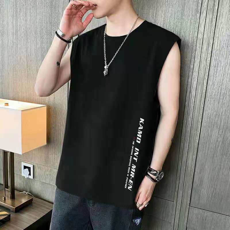 Men's Summer Trend Waistcoat Loose Vest Outdoor Sports Running Vest