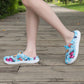 Womens Casual Clogs Breathable Beach Sandals Valentine Slippers Summer Slip on Women Flip Flops Shoes Home Shoes for Women