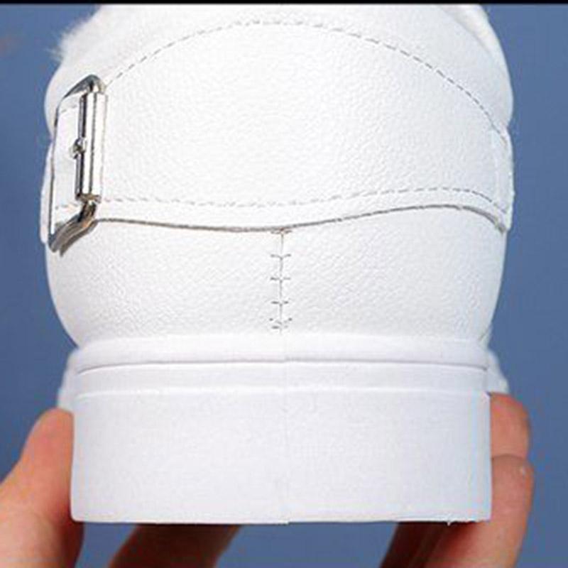 Winter Women Small White Shoes Women's Autumn and Winter All-match Flat Shoes Plus Velvet Warm Shoes Casual
