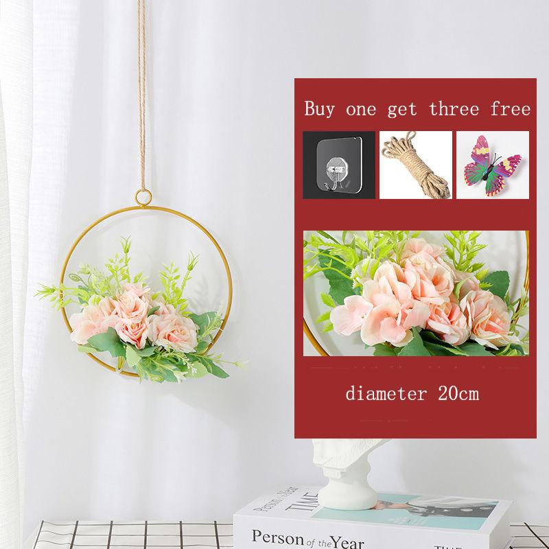 Room Layout Hanging Decoration Living Room Wall Wall Wrought Iron Pendant Wall Decoration Creative Dining Room Nordic Dormitory Bedroom
