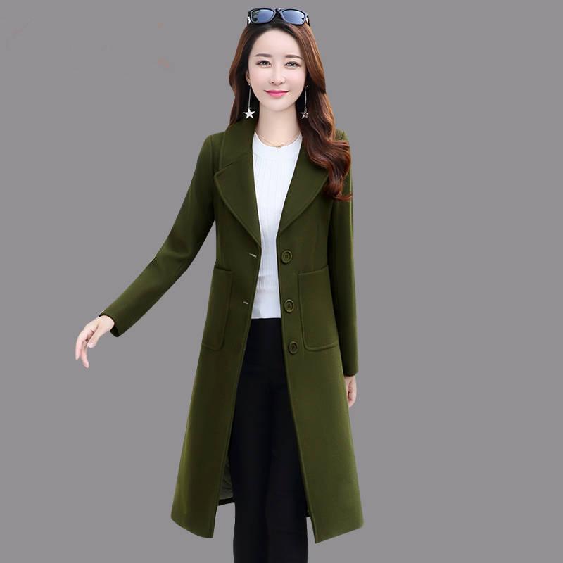 Wool Coat Winter Coat Women Jacket Casual Warm Overcoat Outwear Female Woolen Coat Women Clothing