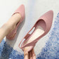 Sandals Women's Summer Outdoor Ladies Style Korean Style Single Shoes Solid Color Casual Shoes Shallow Shoes