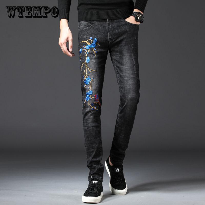 Jeans Fashion Men's Pants Tights Jeans