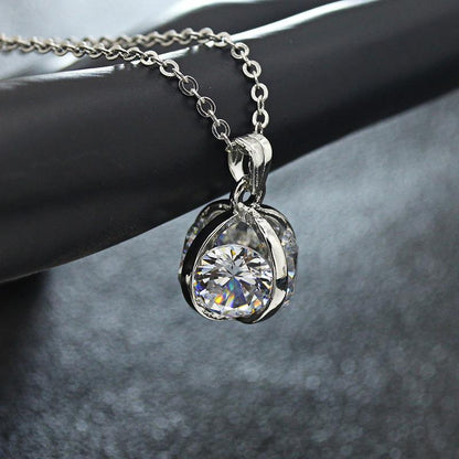 Boutique Four-sided Zircon Necklace Necklace Creative Fashion Pumpkin Necklace